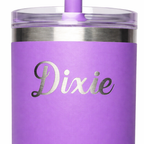 Personalized Kids Stainless Steel Tumbler | Custom Name Toddler Cup with Straw