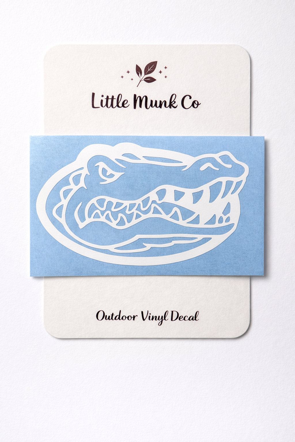 Florida Gators Inspired Alligator Head Car Decal – Vinyl Window Sticker