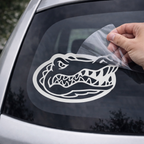 Florida Gators Inspired Alligator Head Car Decal – Vinyl Window Sticker