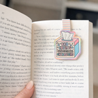 BRB Crying Over Fictional Characters Magnetic Bookmark