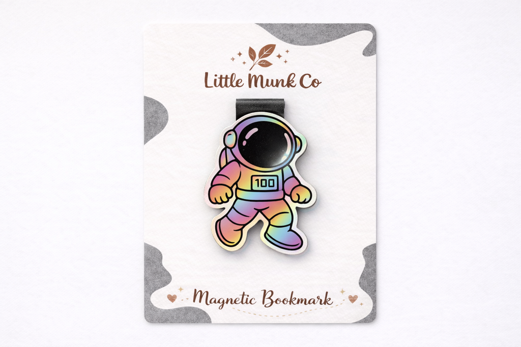 Astronaut Magnetic Bookmark – Space Lover Gift