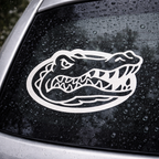 Florida Gators Inspired Alligator Head Car Decal – Vinyl Window Sticker
